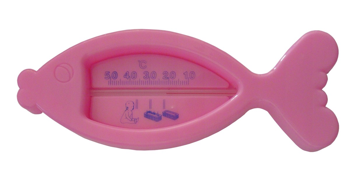 Thermomètre de bain Poisson 0m+ Rose Chicco